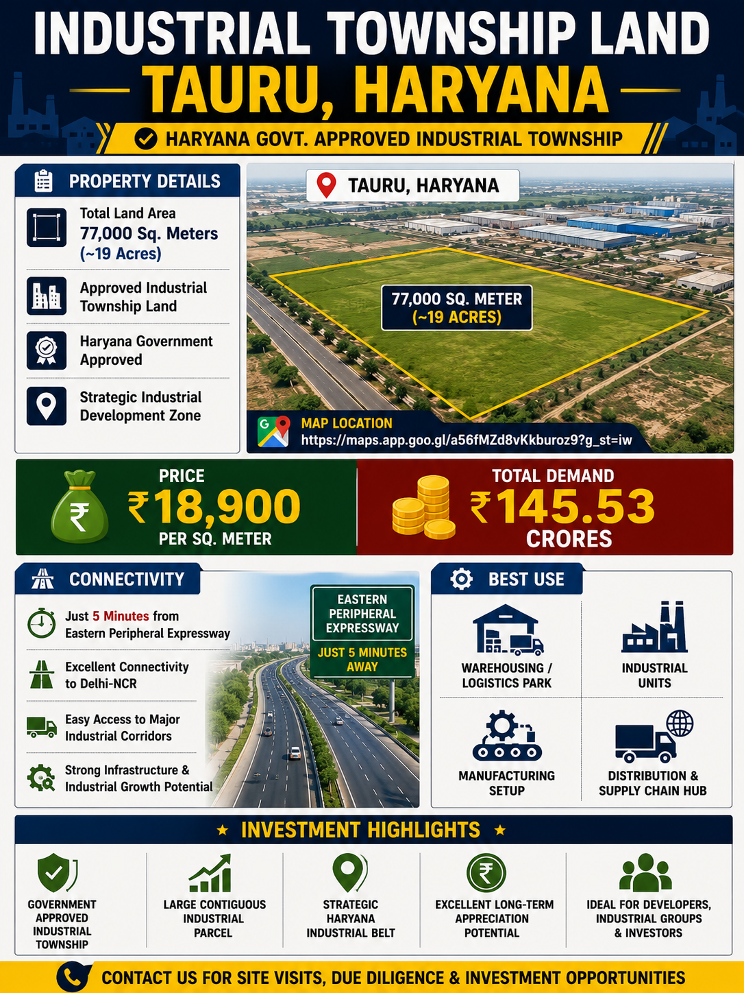 Industrial Land Investment Opportunities | Prime Industrial & Commercial Properties in India