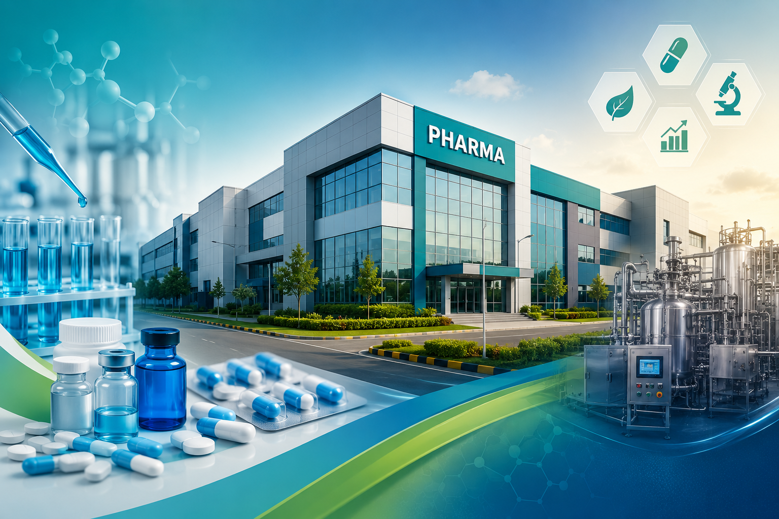 WHO-GMP Pharmaceutical Company for Sale in Gujarat | Pharma Manufacturing Plant