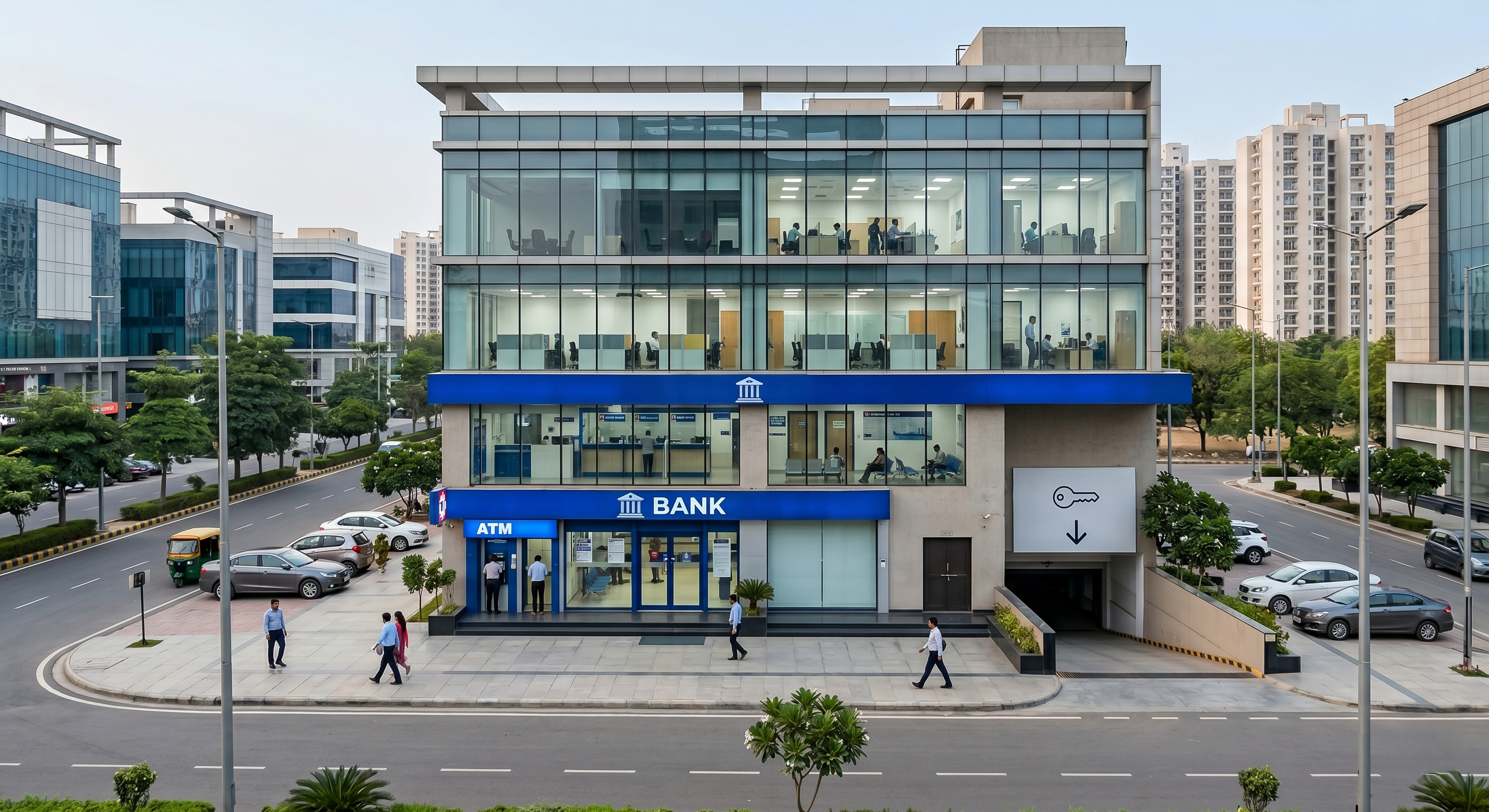 Bank Leased Commercial Building For Sale in Sector 50 Noida – Rental Income Asset with Additional Upside