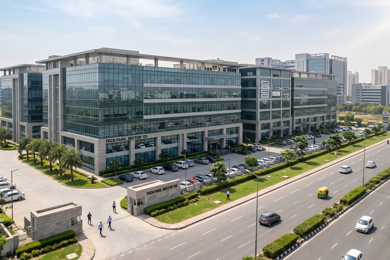 Institutional Grade Pre-Rented IT Park For Sale in Sector 125 Noida – Fully Leased Expressway Asset