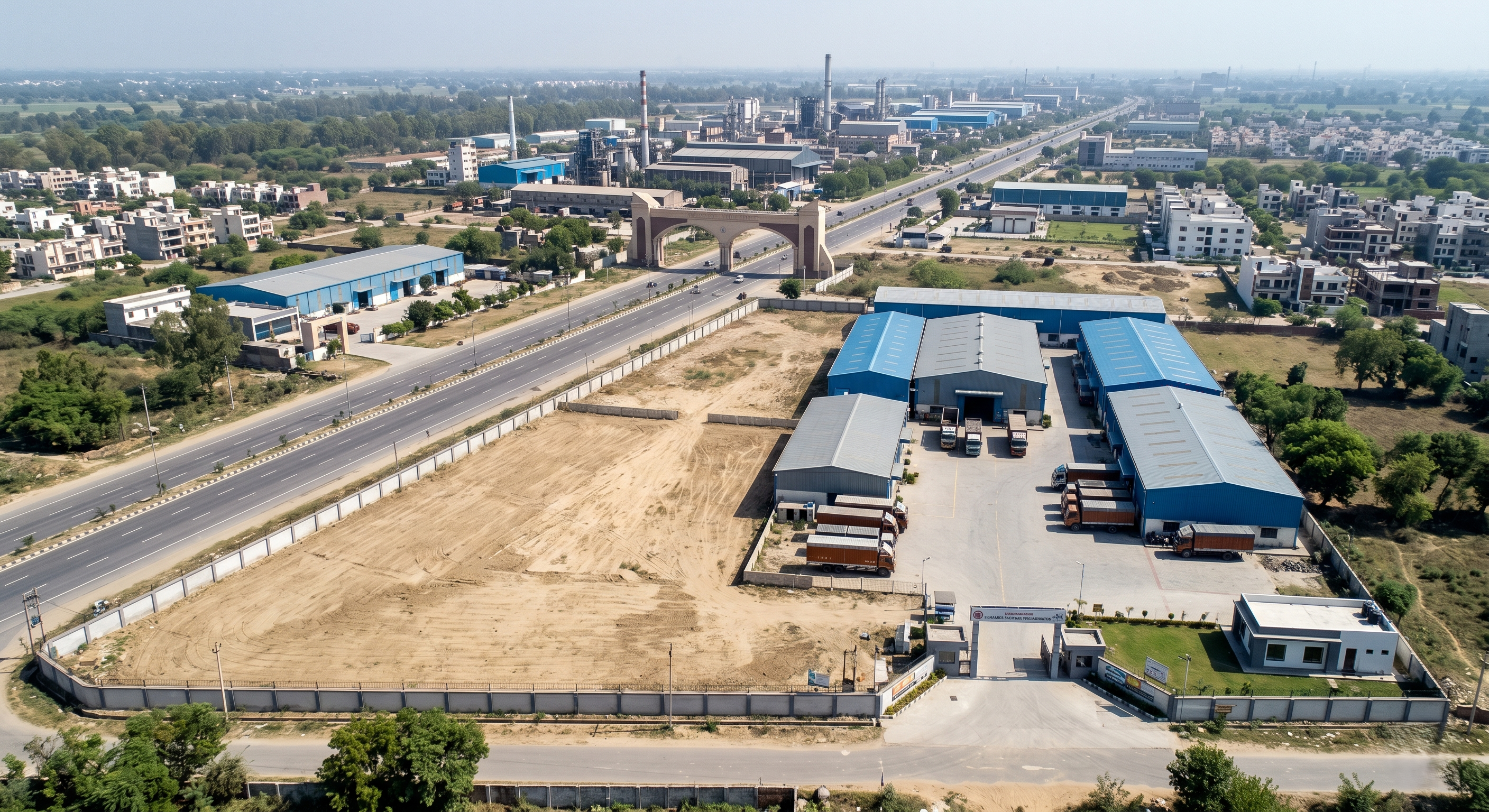 8.3 Acre Mixed-Use Investment Land For Sale at Singhu Border – Income Generating Asset Near Kundli Industrial Area