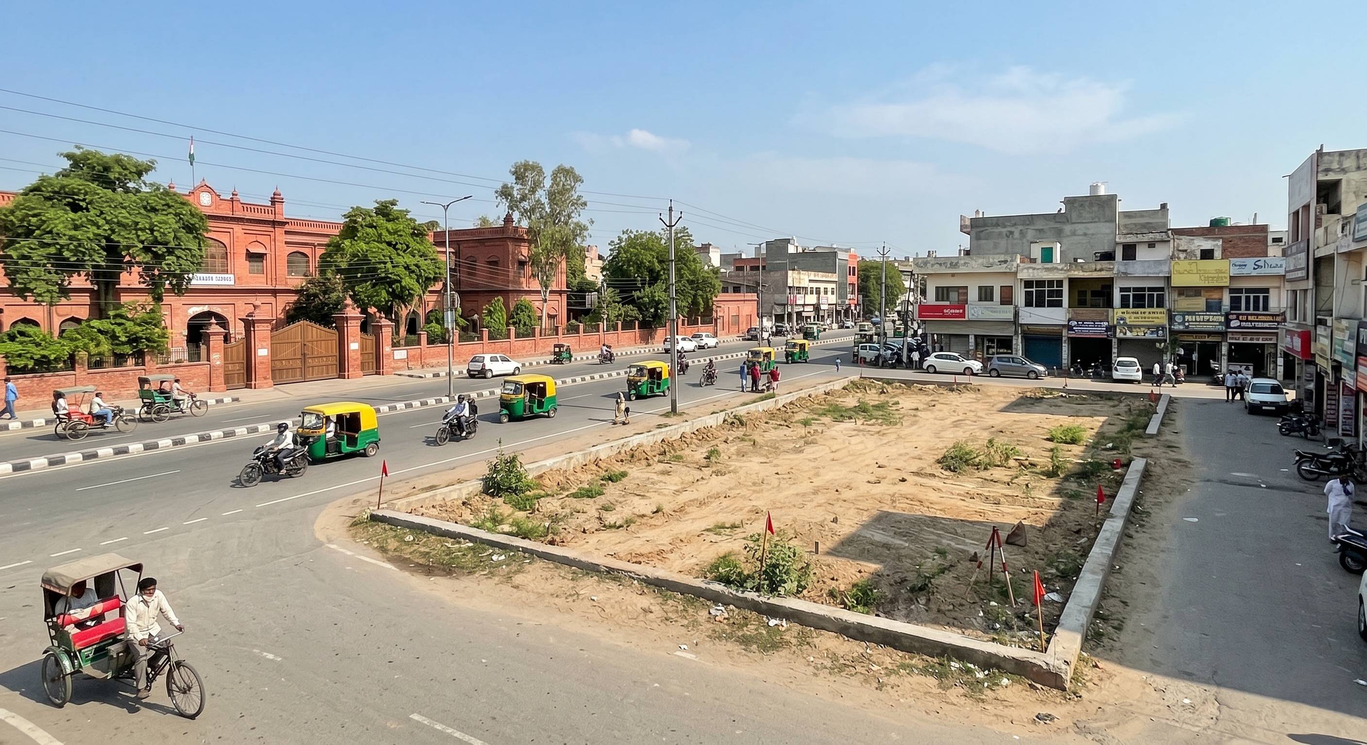 Premium Commercial Plot For Sale on Queens Road Amritsar – Elite High Footfall Investment Opportunity