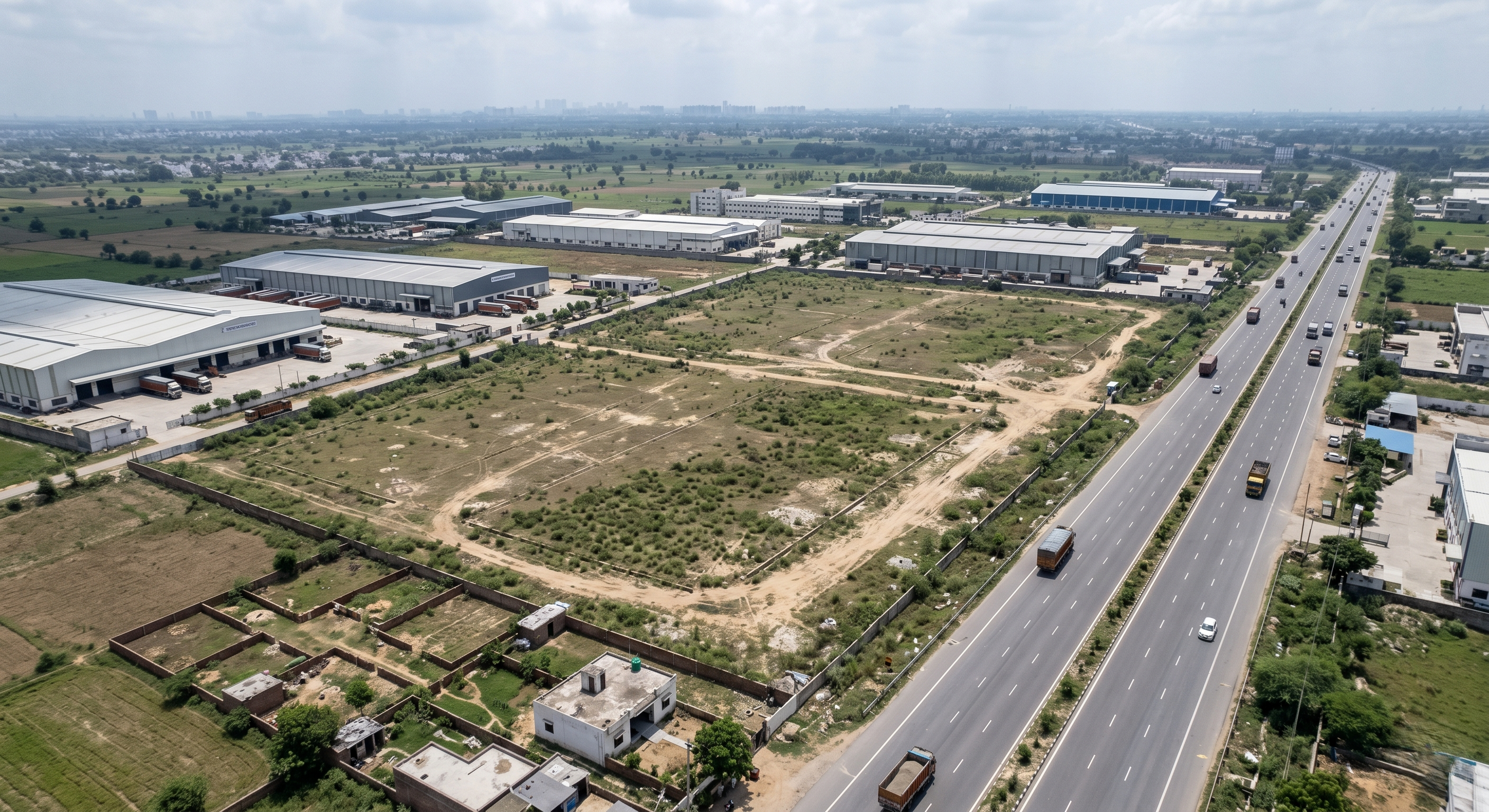 Prime 8.26 Acre Industrial Land For Sale on Delhi–Dehradun Highway