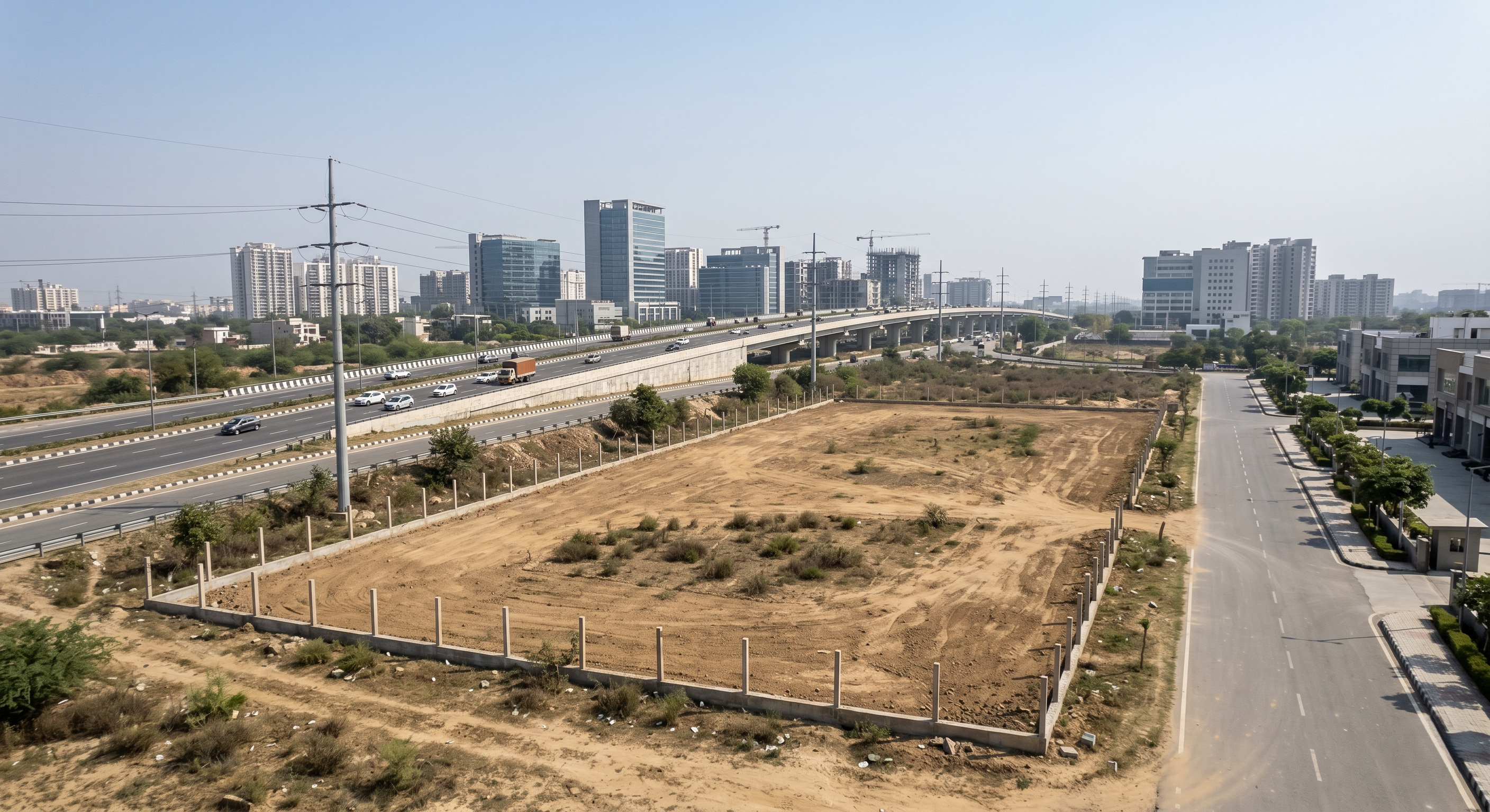 Premium Commercial Land For Sale in Sector 84 Gurgaon – High FAR Development Opportunity on Dwarka Expressway