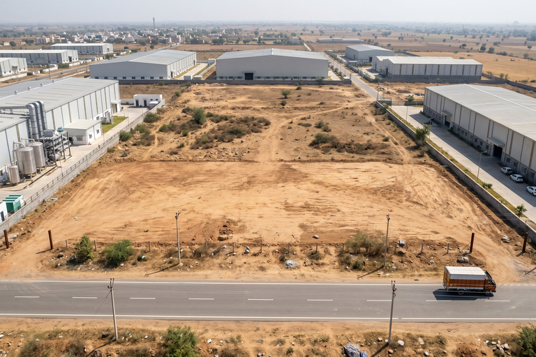 RIICO Food Park Industrial Land For Sale in Giloth Near Bhiwadi – 12,493 Sq.Mtr Industrial Plot