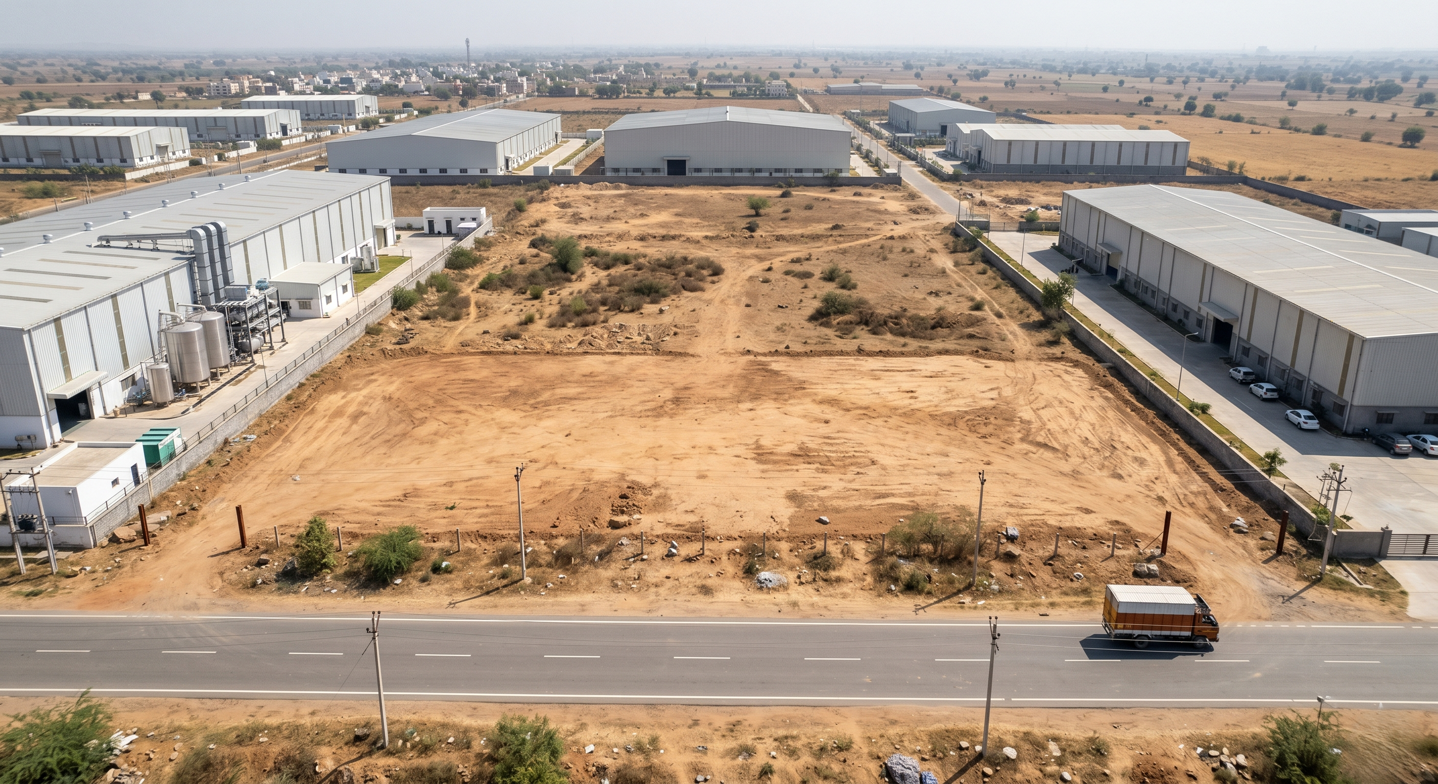 RIICO Food Park Industrial Land For Sale in Giloth Near Bhiwadi β 12,493 Sq.Mtr Industrial Plot