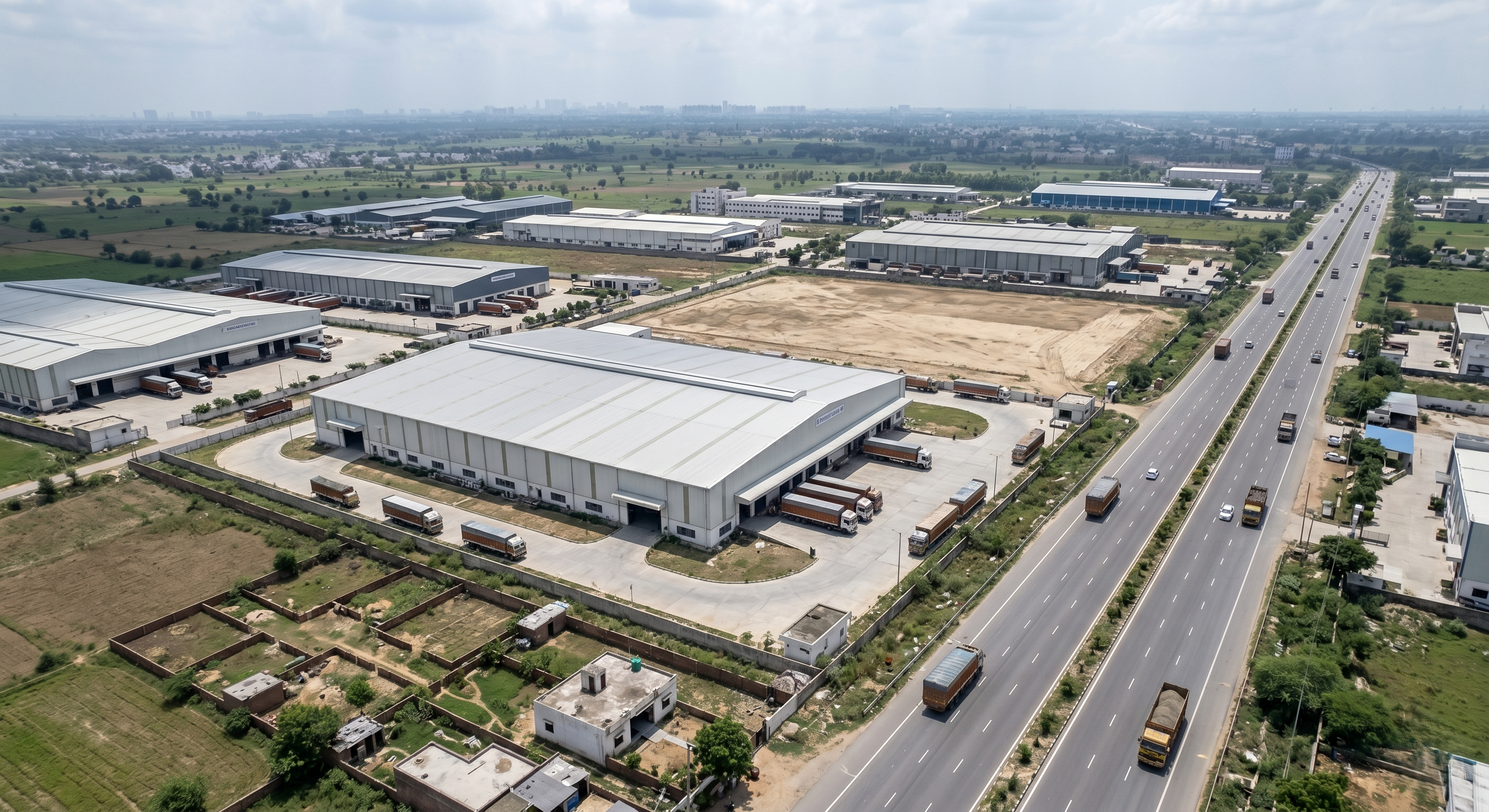 NH-9 Highway Front Industrial Land For Lease / Sale in Hapur – Warehouse & Logistics Development Opportunity