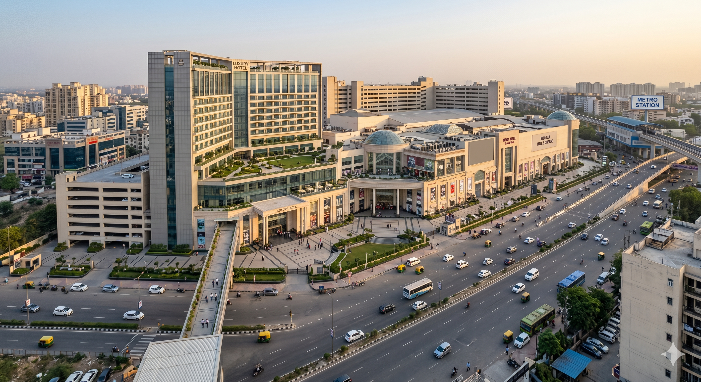 Landmark Mixed-Use Mega Asset For Sale – 5★ Hotel + Mall, NH-58 Sahibabad NCR
