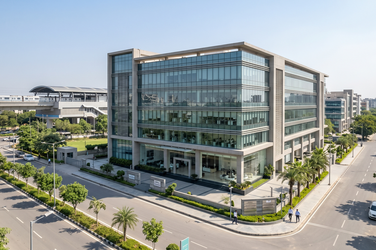 Pre-Leased Office Building For Sale in Sector 44 Gurugram – Near HUDA Metro Station, Approx. 1,000 Sq.Mtr