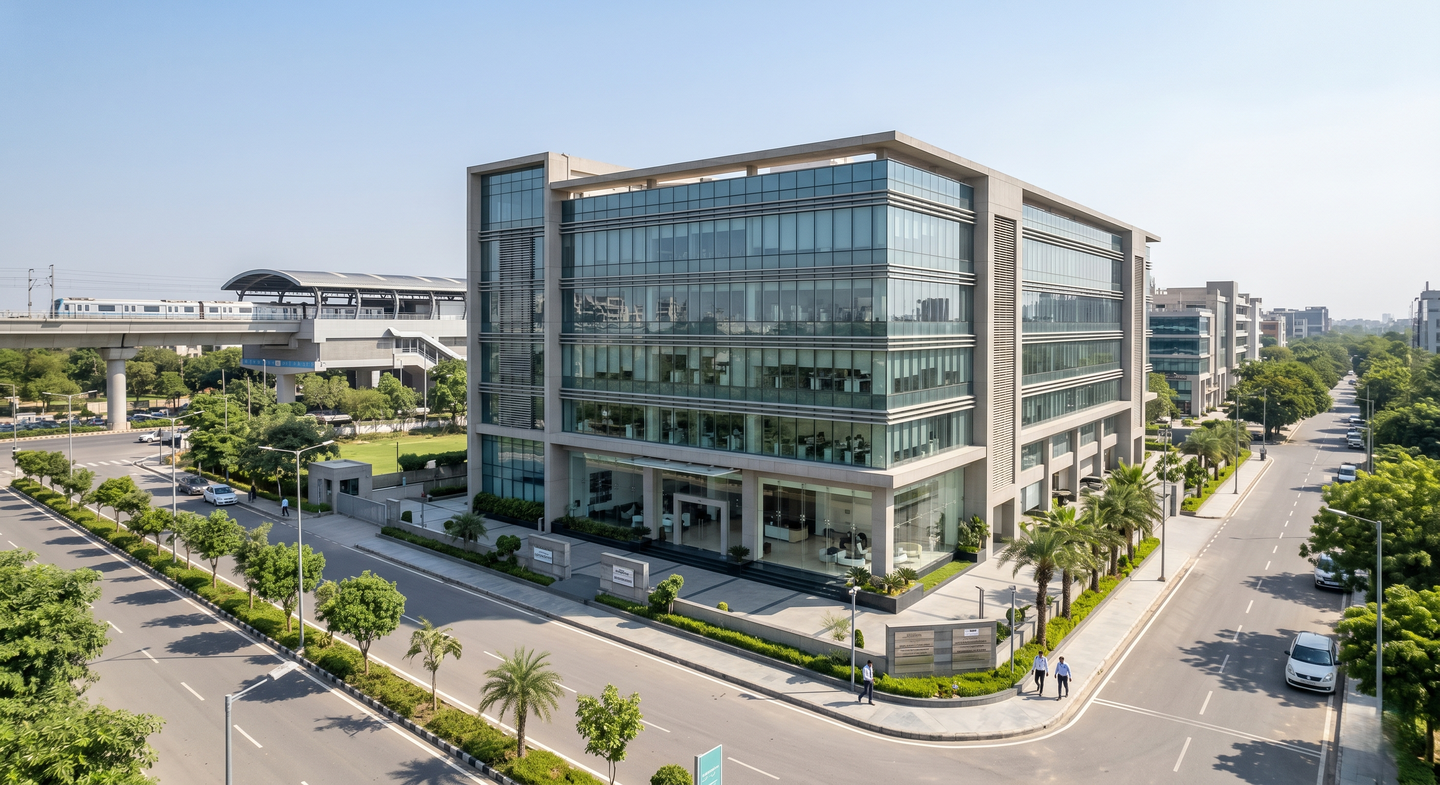 Pre-Leased Office Building For Sale in Sector 44 Gurugram β Near HUDA Metro Station, Approx. 1,000 Sq.Mtr