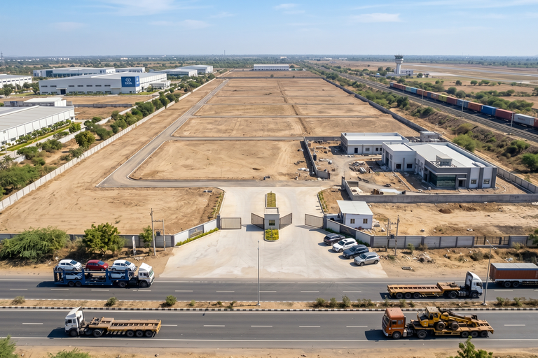 194 Beegha Highway Front Industrial Land For Sale in Sachana – Near Sanand Semiconductor & Automobile Hub