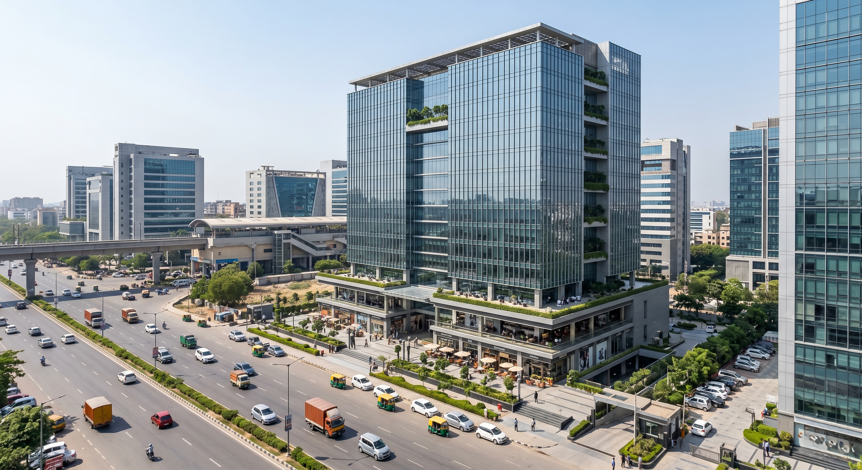 Gurugram β Institutional Grade Mixed-Use Commercial Asset in Sushant Lok Phase 1