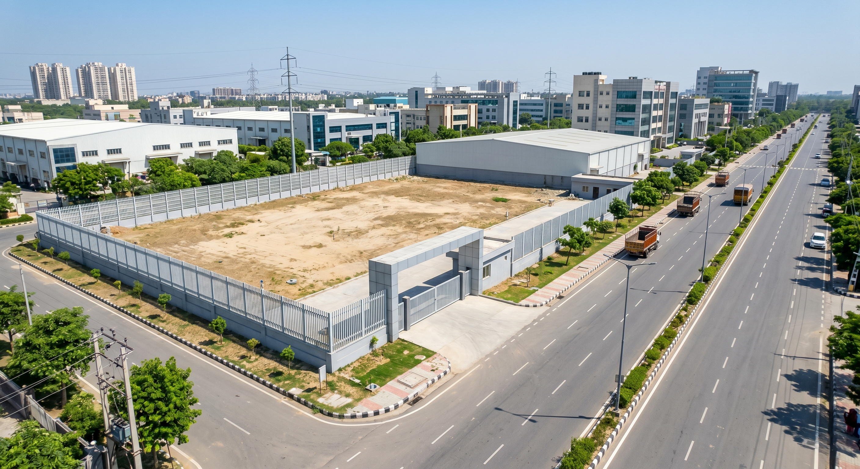 Premium Industrial Plot For Sale in Noida Sector 63 – 1,800 Sq.Mtr Corner Investment Opportunity