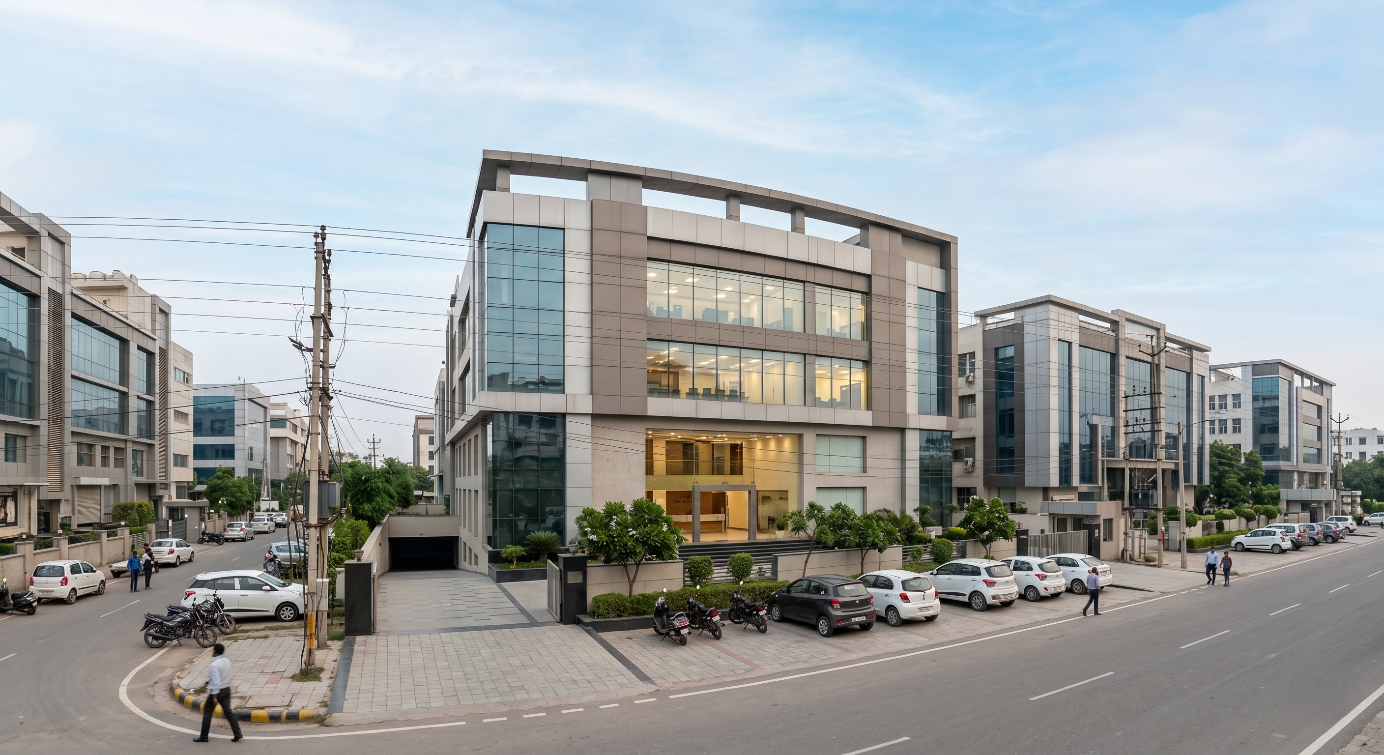 Pre-Leased Independent Commercial Building For Sale in Udyog Vihar Phase IV Gurgaon β Corporate Rental Asset, Approx. 1,000 Sq.Mtr