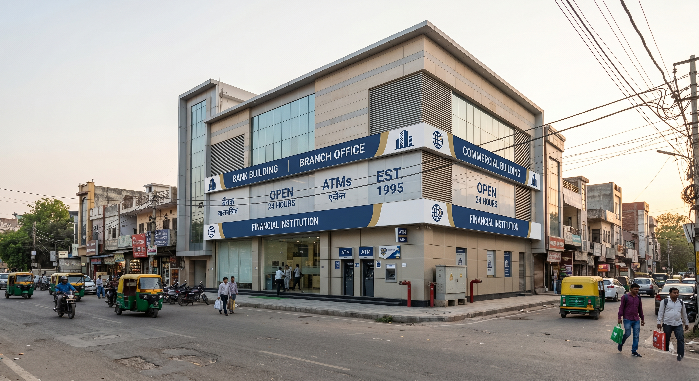 Bank Leased Commercial Building For Sale in East Delhi – Main Road Freehold Investment Asset