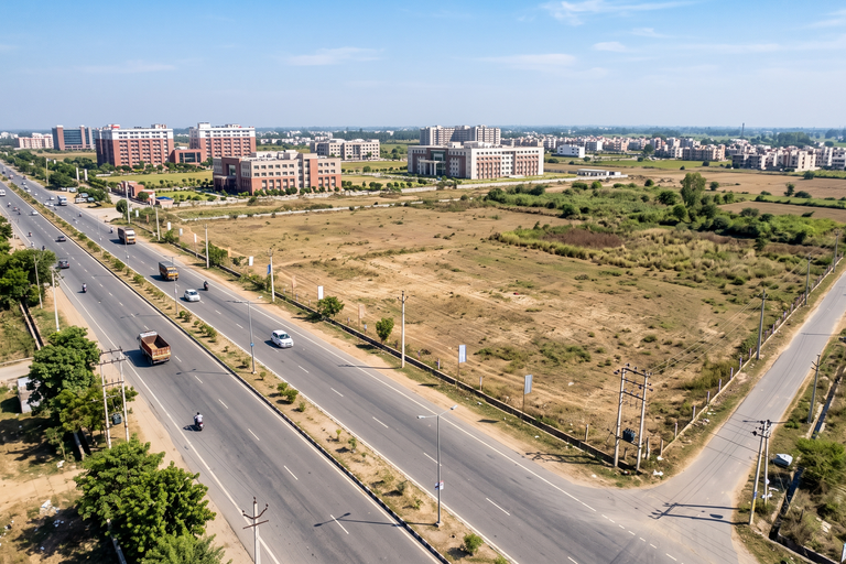 10 Acres R-Zone Land for Sale on Chandigarh–Ludhiana Highway, Gharuan