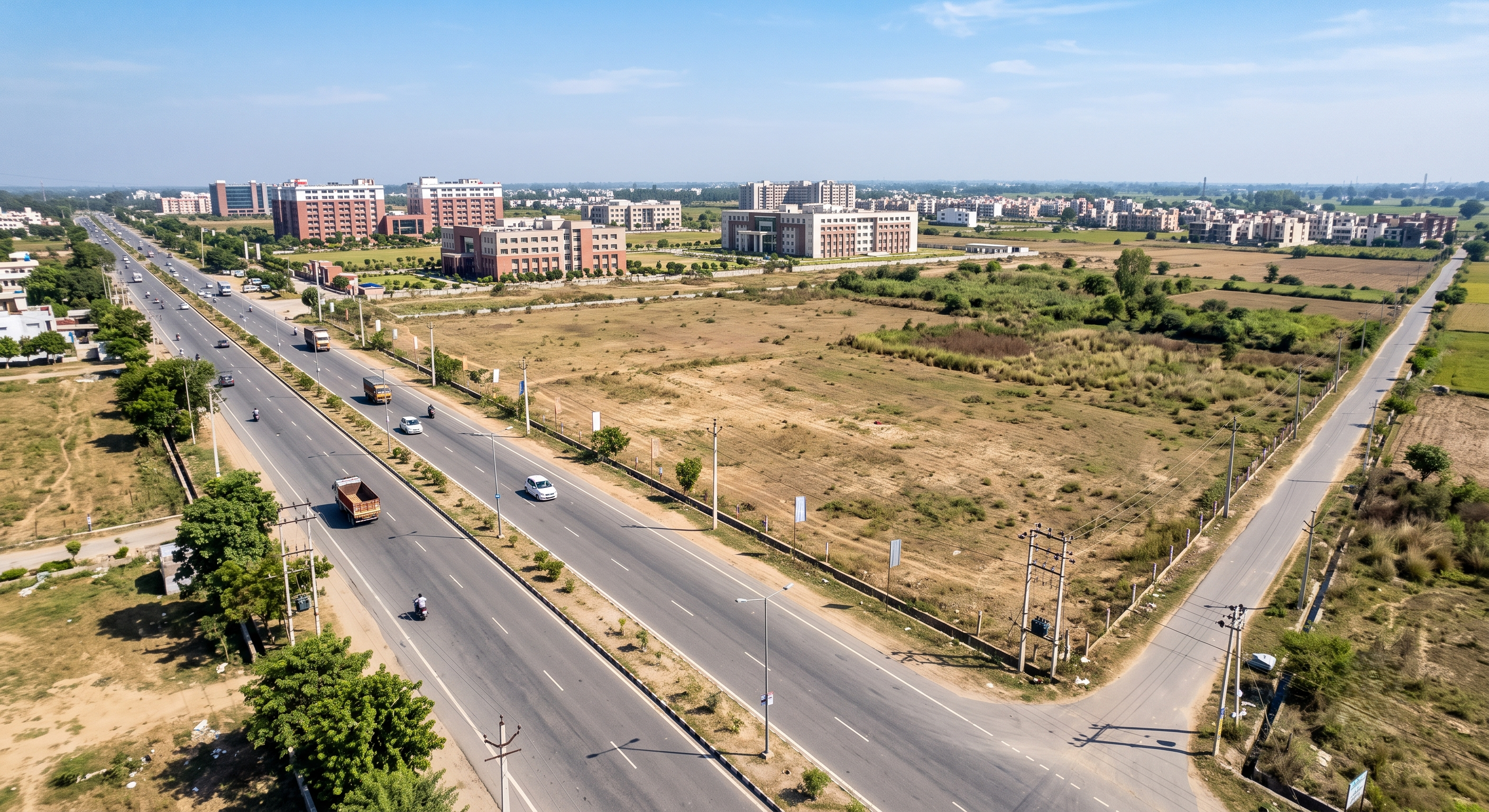10 Acres R-Zone Land for Sale on Chandigarh–Ludhiana Highway, Gharuan