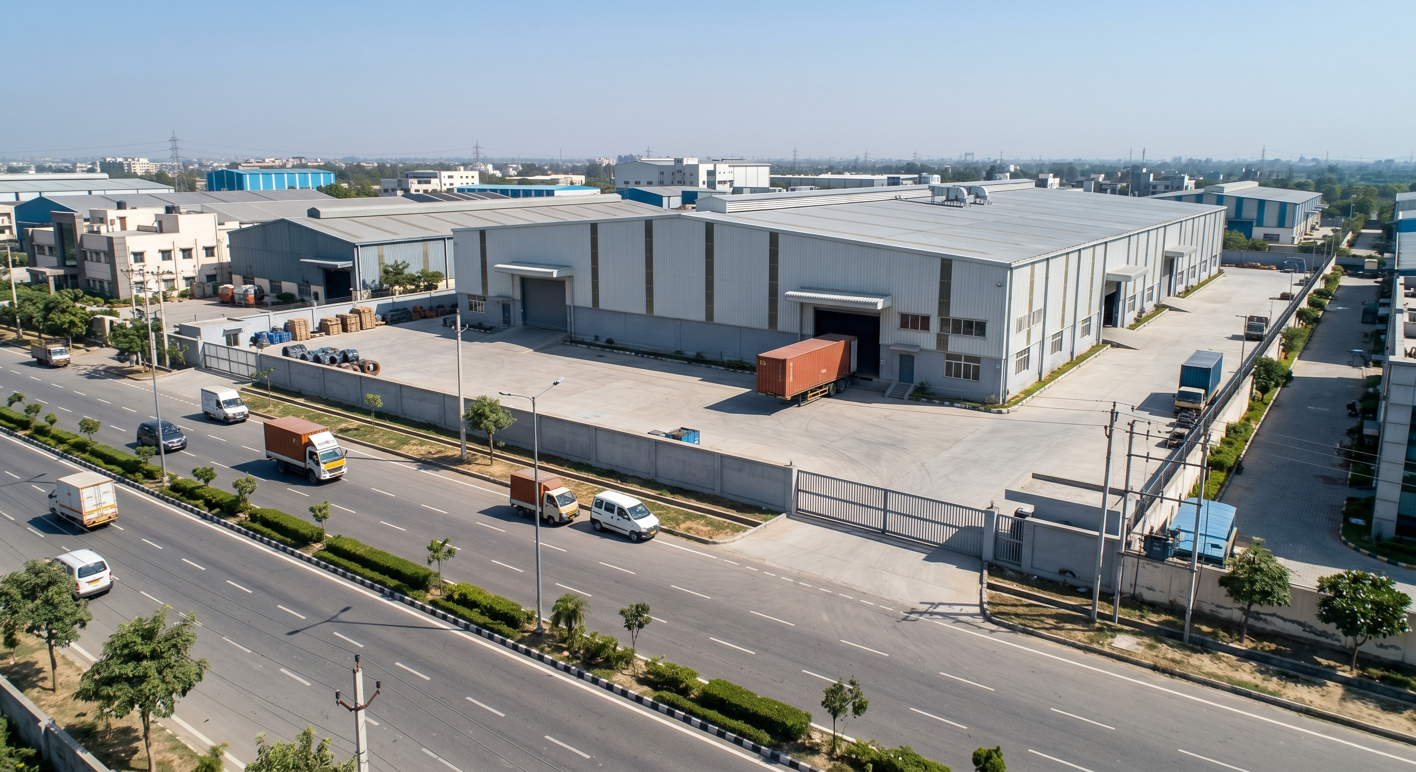 Industrial Plot with Existing Shed For Sale in Noida Phase-II – 4,000 Sq.Mtr Highway Access Asset