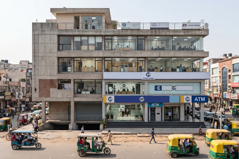 Pre-Leased Commercial Building For Sale in Lajpat Nagar Delhi – Multi-Tenant High Yield Asset