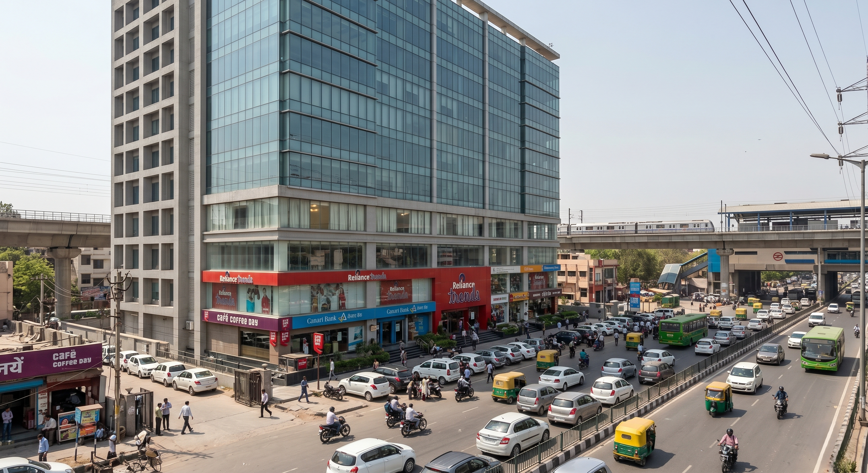 Pre-Leased Commercial Building For Sale in Rajouri Garden Delhi β High Yield Ring Road Asset, Approx. 2,000 Sq.Yards