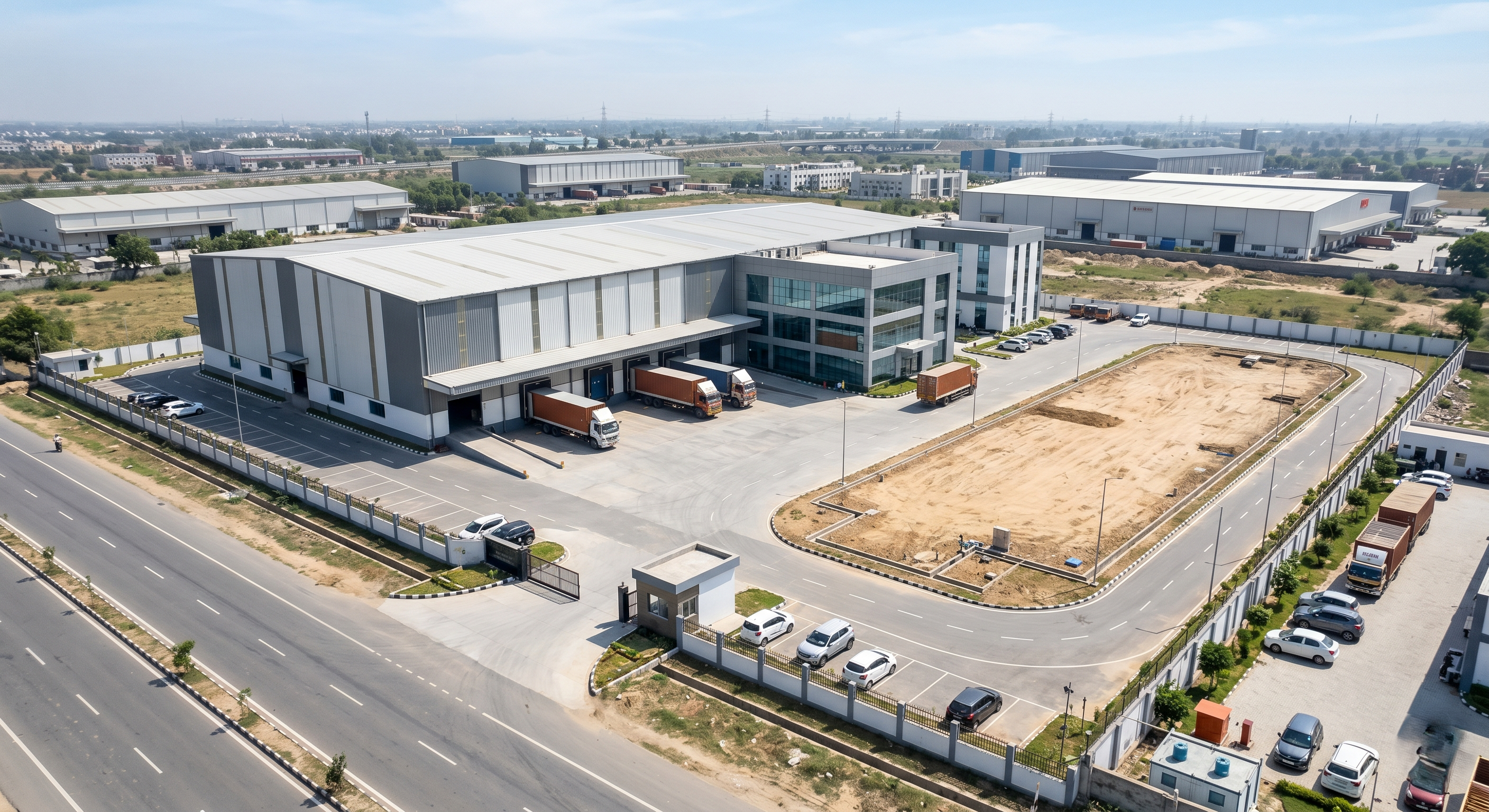 Build-to-Suit Warehouse & Logistics Facility for Lease on NH-44 Sonipat – 80,000 Sq.Ft Development Opportunity
