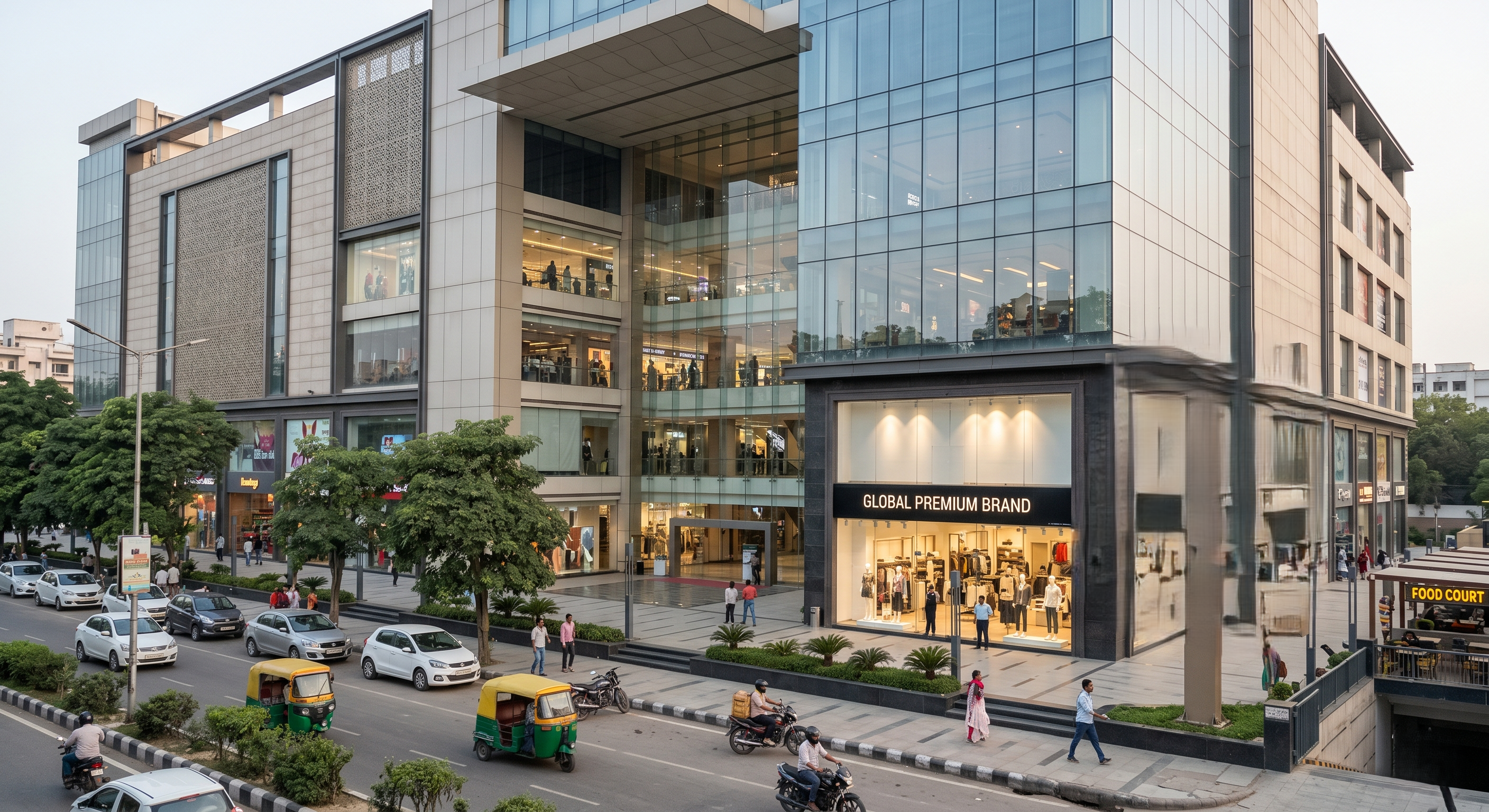 Pre-Leased Retail Shop For Sale at Crown Interiorz Mall Faridabad β Premium Food Court Investment Asset