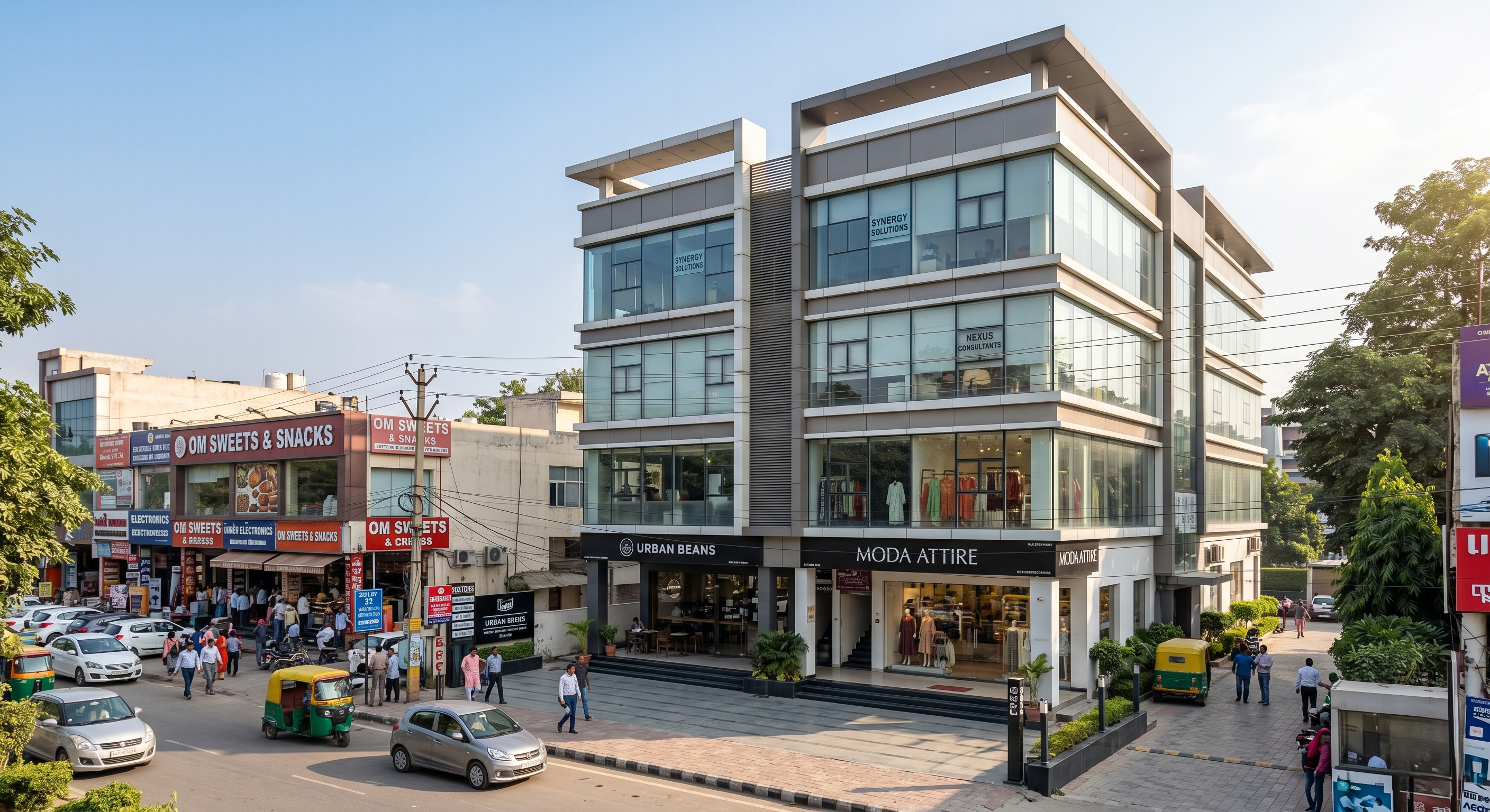 Pre-Leased SCO Portfolio For Sale in Sector 31 Gurgaon β High Rental Commercial Asset in Om Sweets Market