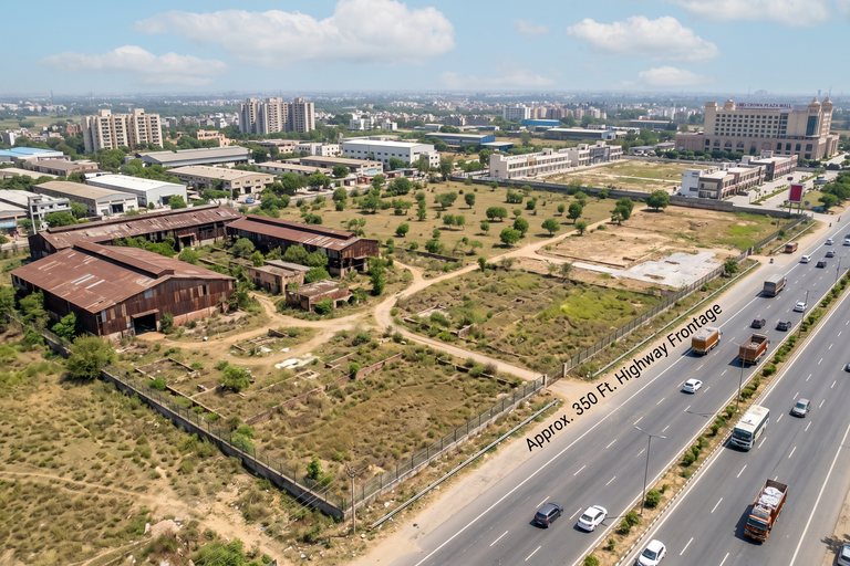 10 Acre Highway Front Mixed-Use Development Land For Sale Near Mall Faridabad